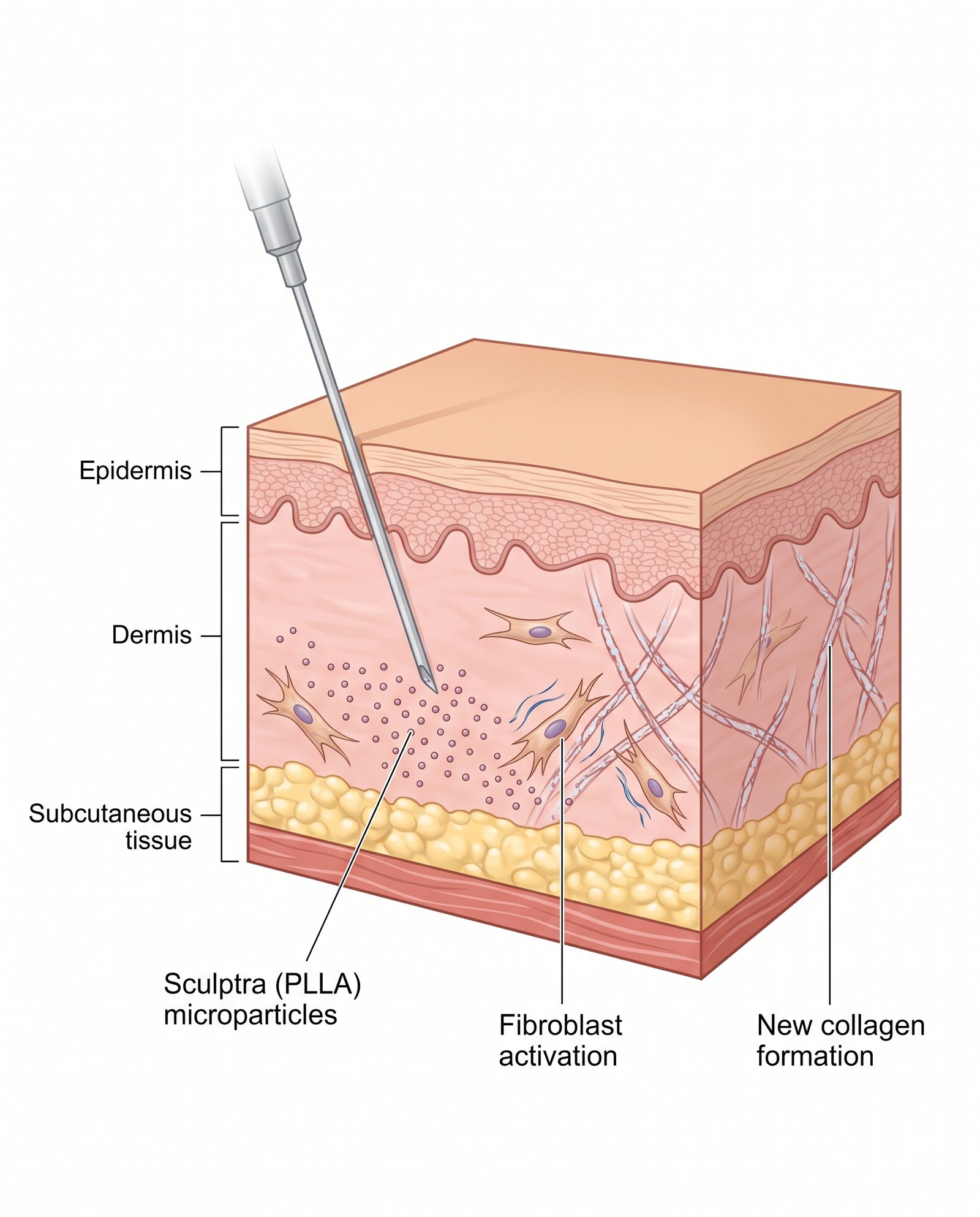 Poly-L-lactic acid being reconstituted for a Sculptra treatment at Skin! Medical Aesthetics in Denver